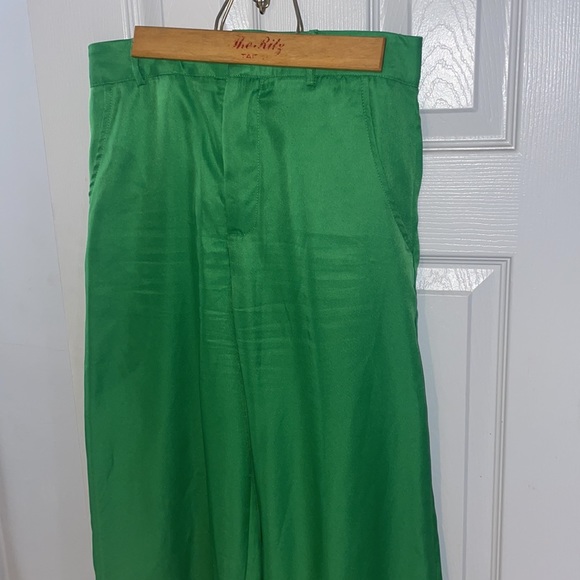 Missguided, green, trouser pants, size small - Picture 4 of 7